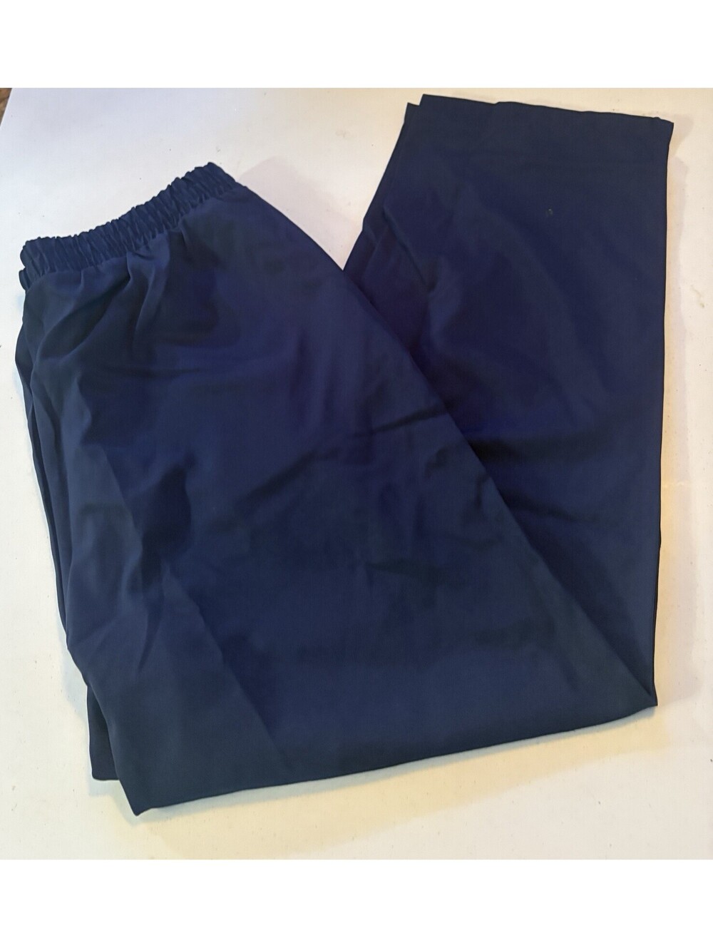 Woman Within Blue Pull-On Elastic Waist Dress Pants Women’s Size 18W Petite NEW